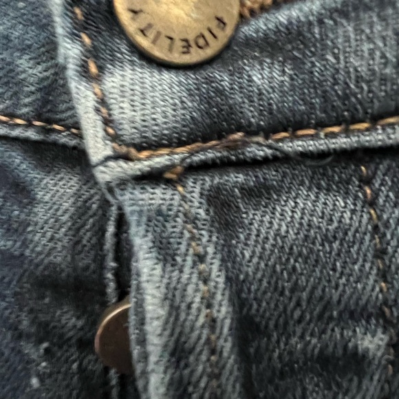 Fidelity button fly jeans. Show signs of wear/distressing as shown in pics. - Picture 6 of 16